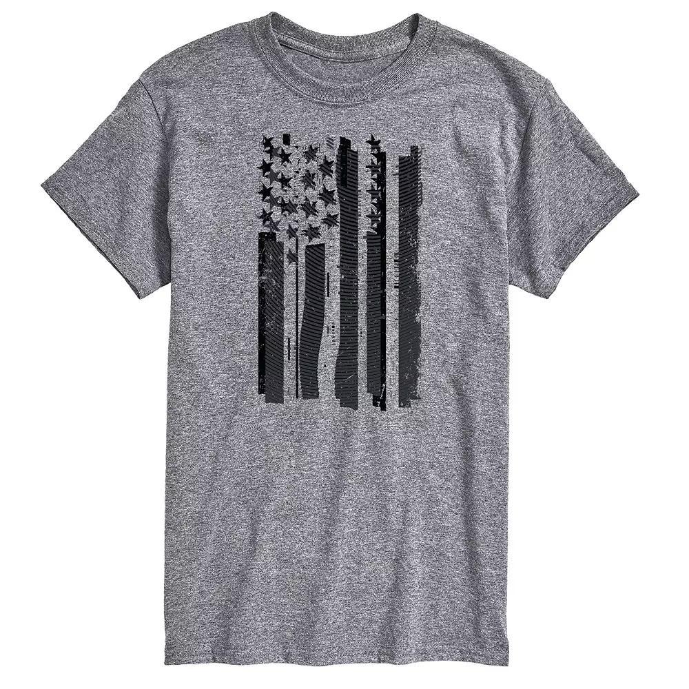 Mens Ford F3 Pickup Full Of Hearts Graphic Tee Grey Gray Product Image