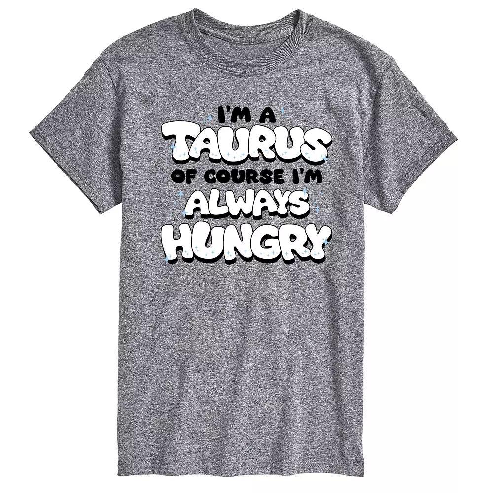 Mens Im A Taurus Always Hungry Graphic Tee Ivory Product Image