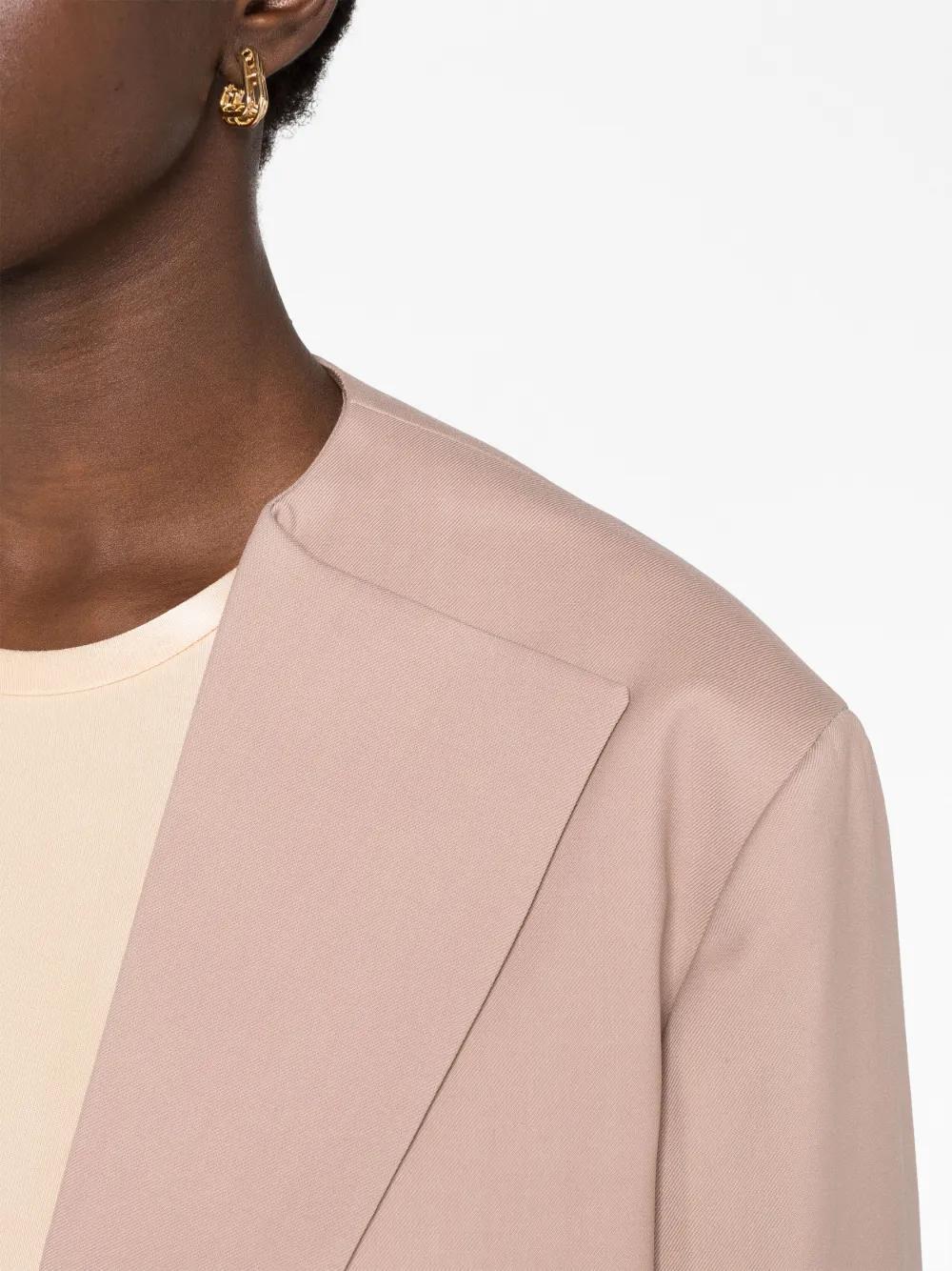 JIL SANDER Open-front Tailored Jacket In Pink Product Image