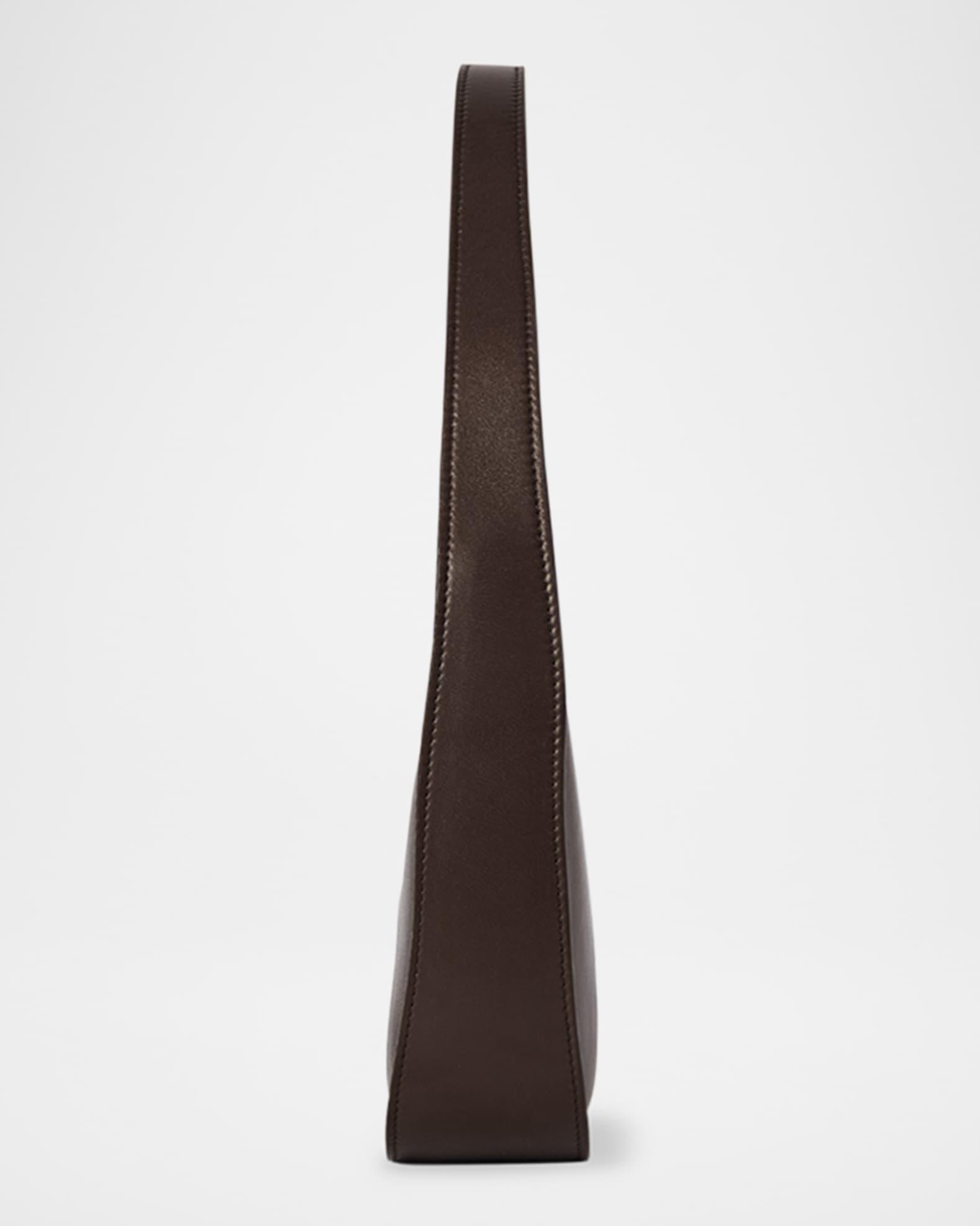 Half Moon Shoulder Bag in Silk Leather Product Image