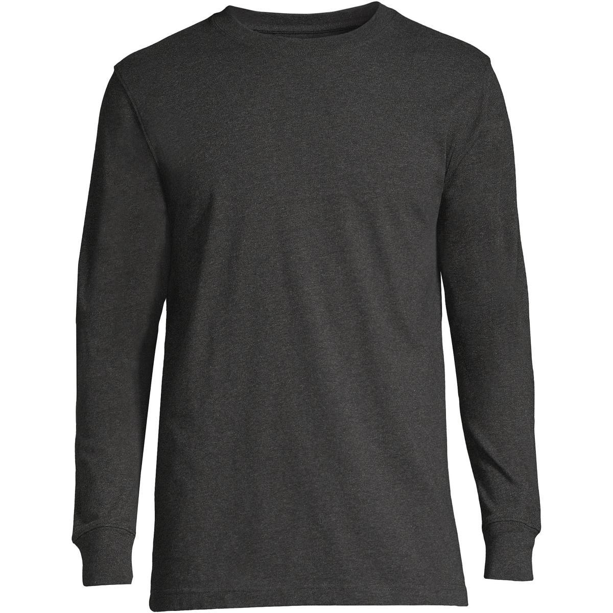 Big & Tall Lands' End Super Tee, Men's, Size: Medium Tall, Black Product Image