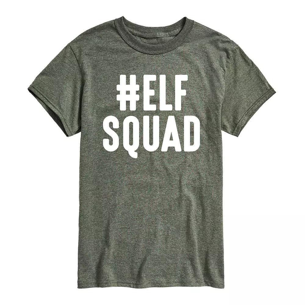 Men's Elf Squad Tee, Size: Large, Gray Product Image