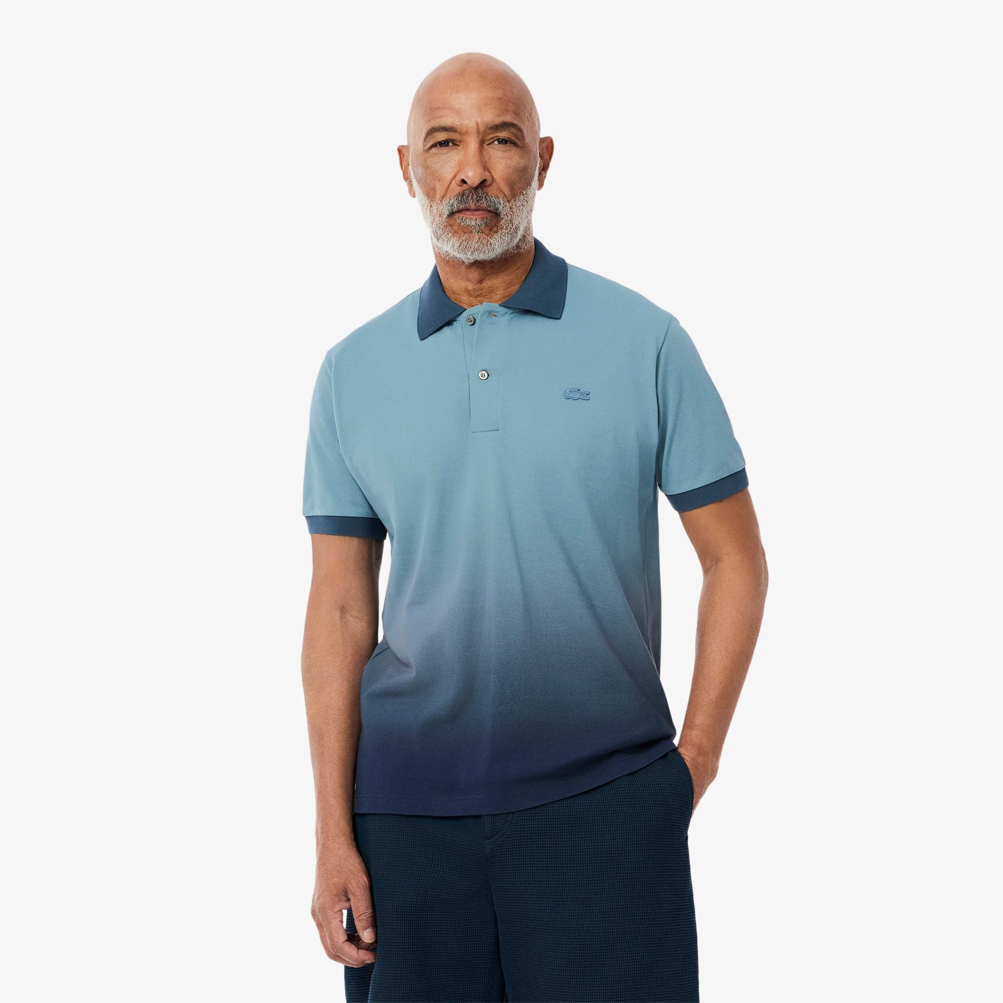 Classic Fit Ombré Print L.12.12 Polo Shirt Product Image