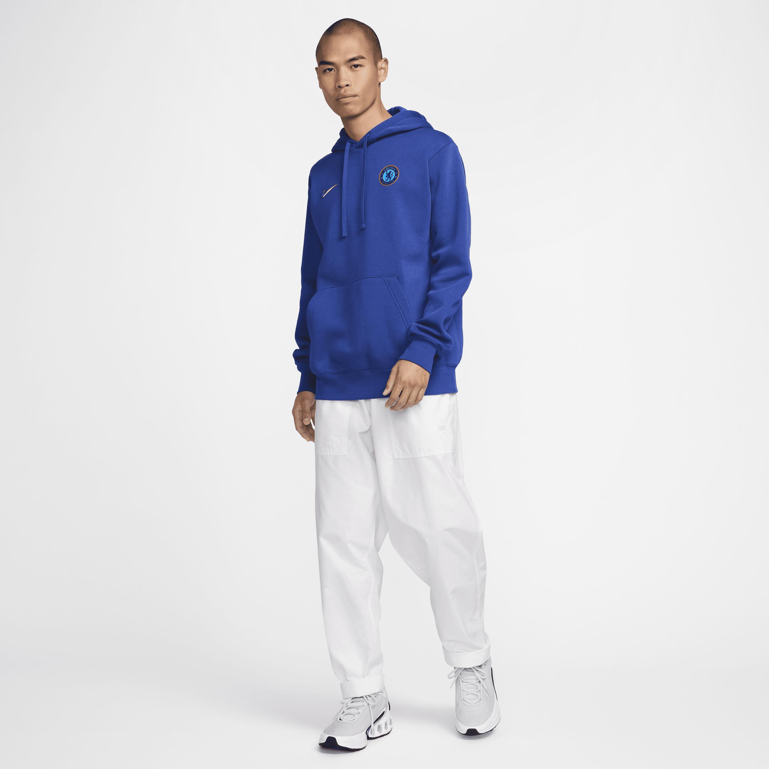 Chelsea FC Club Nike Mens Soccer Pullover Hoodie Product Image