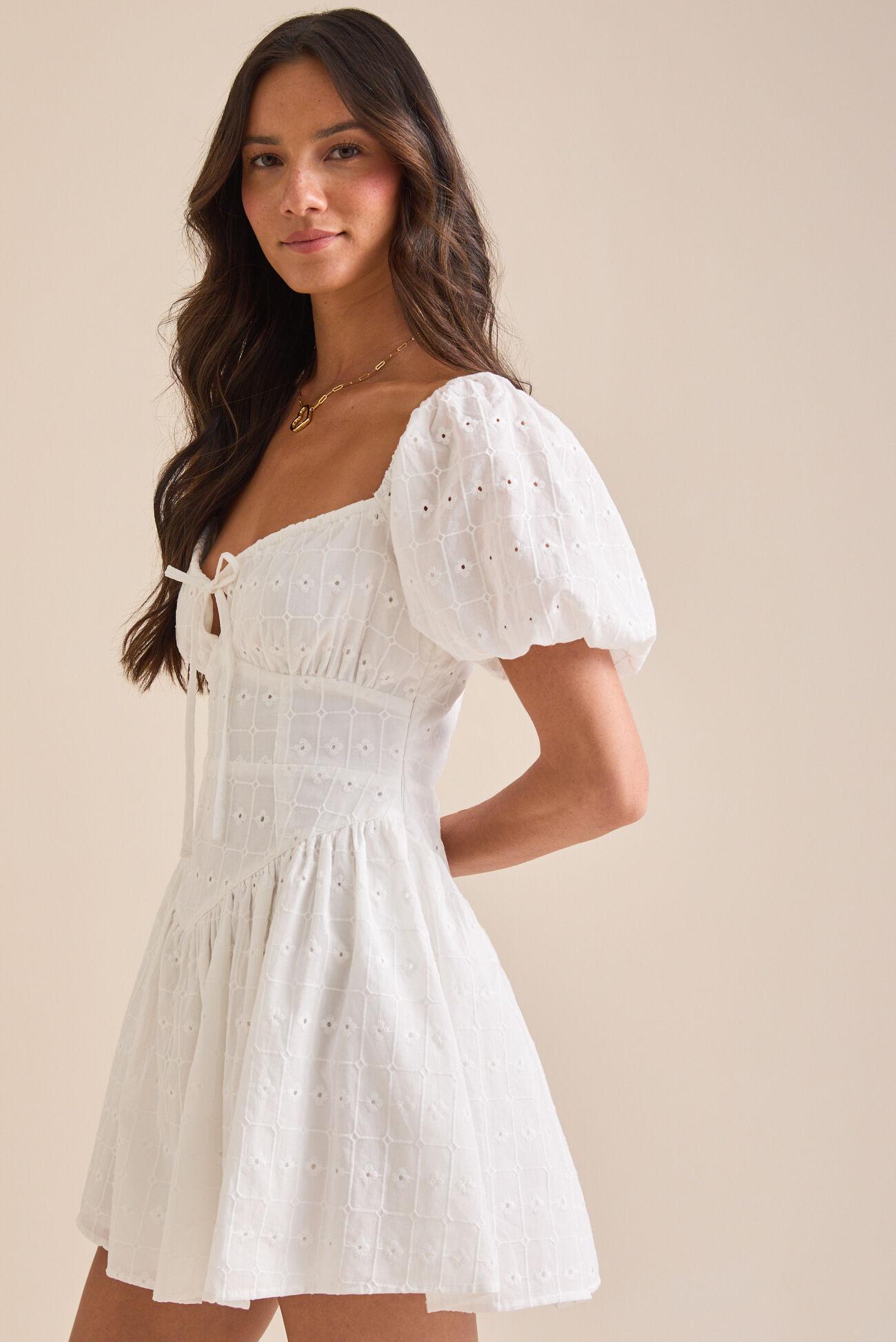 Tillee Eyelet Mini Dress Product Image