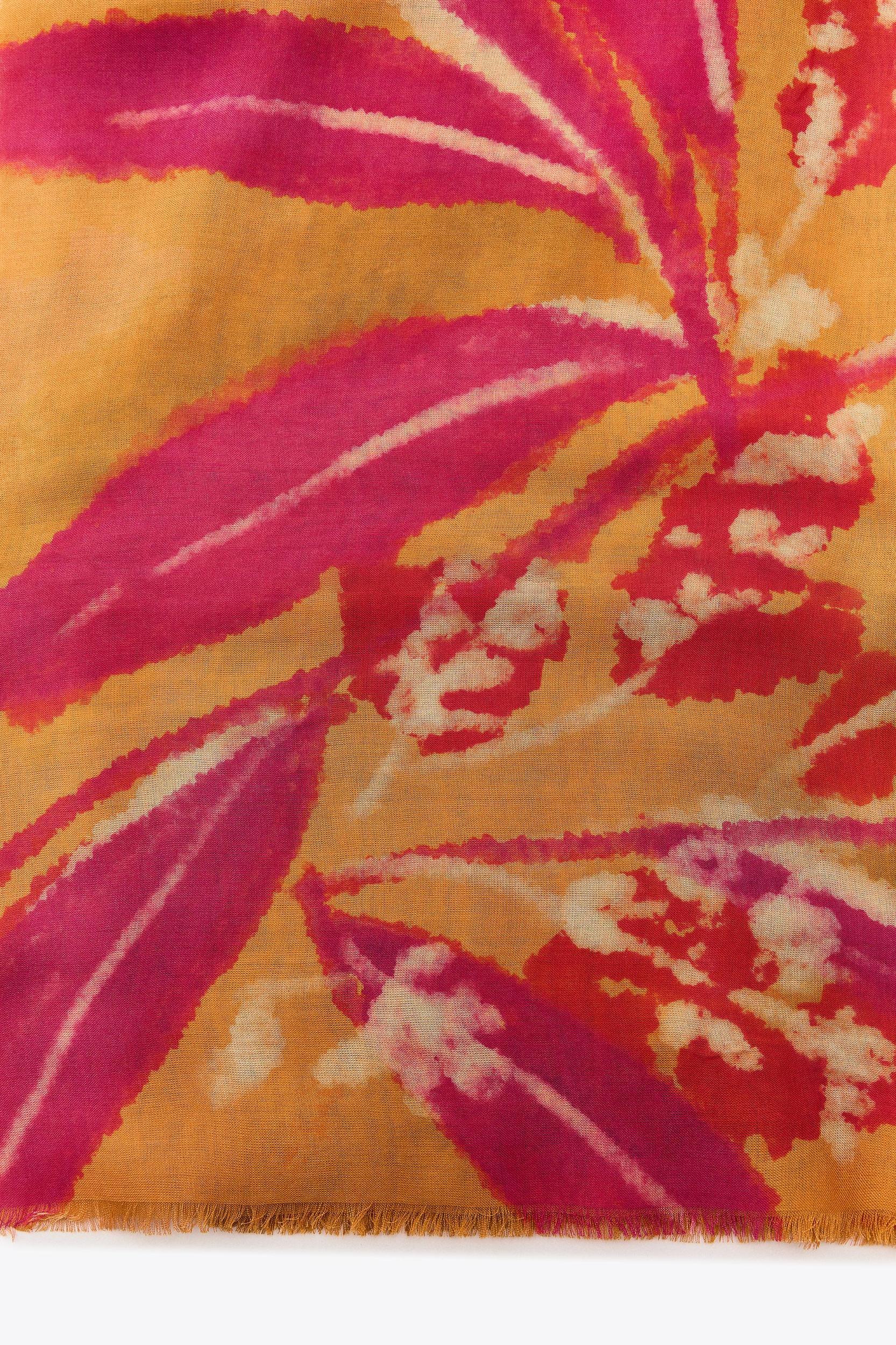 FLORAL PRINT MODAL SCARF Product Image