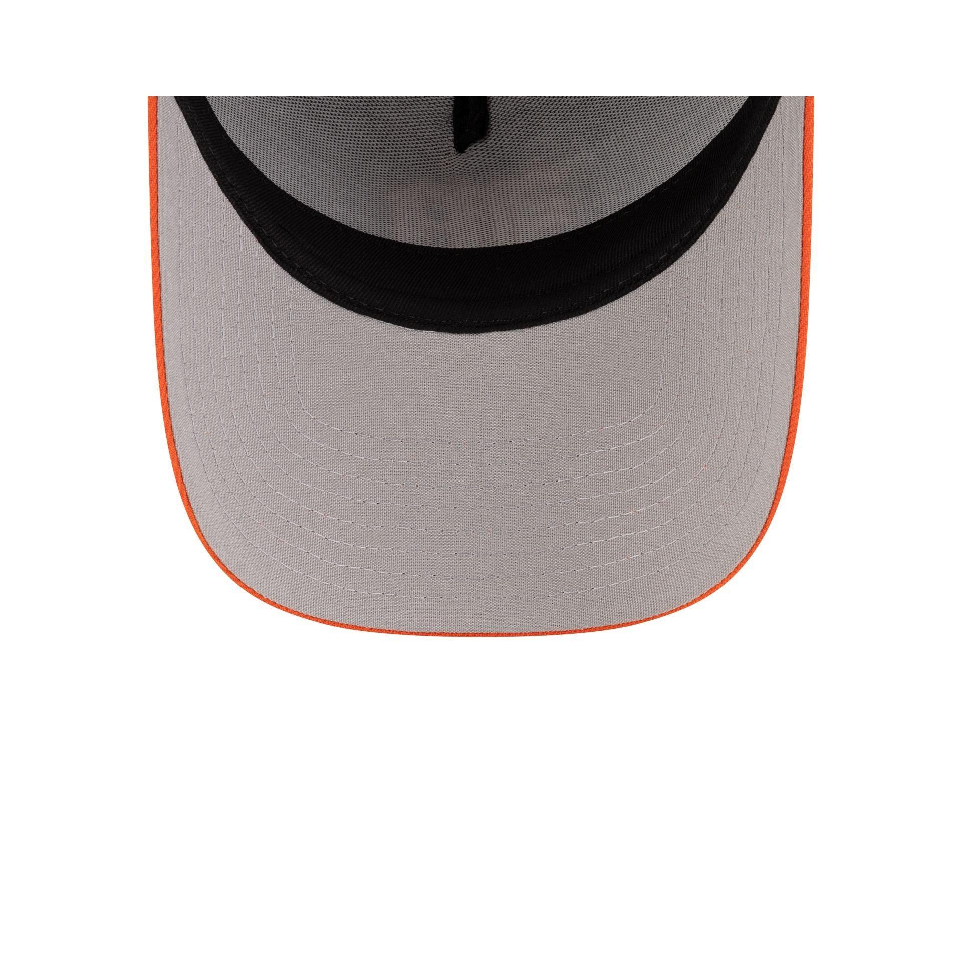 Chicago Cubs Ornate Visor 9FORTY A-Frame Snapback Hat Male Product Image
