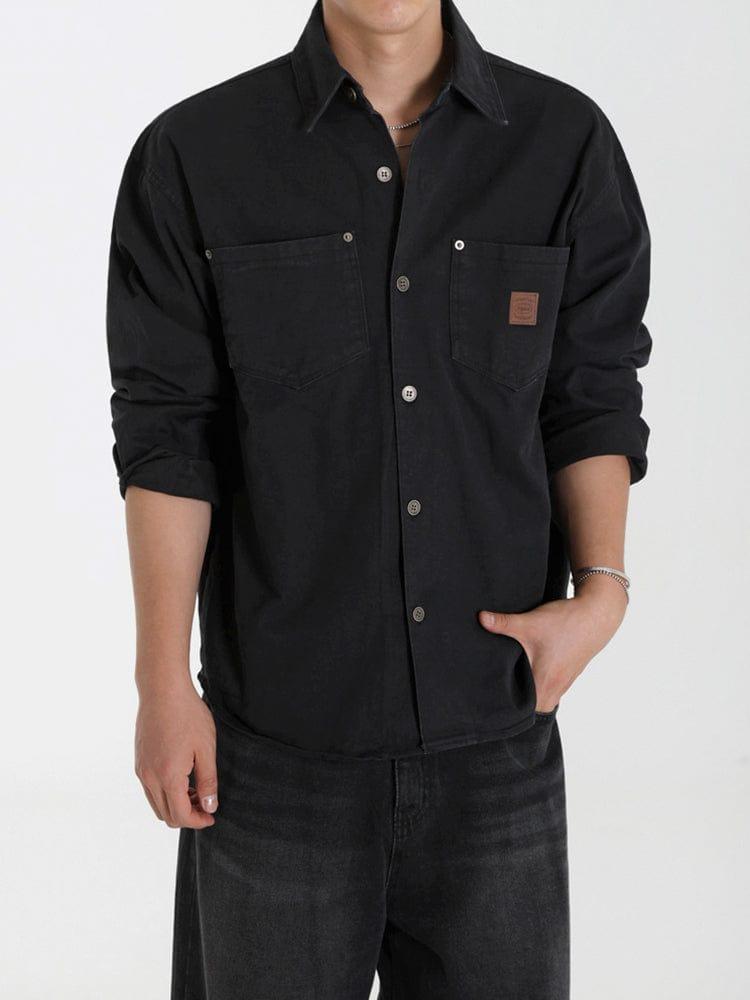RT No. 12531 BLACK WORKWEAR SHIRT JK Product Image