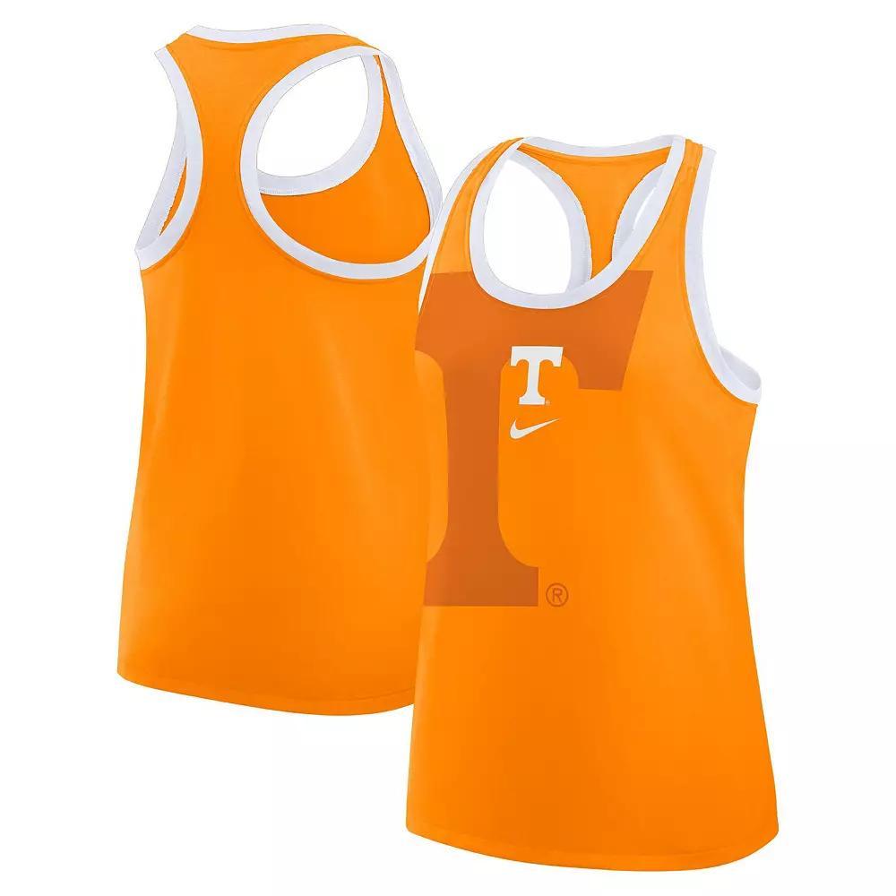 Women's Nike Tennessee Orange Tennessee Volunteers Primetime Tri-Blend Racerback Tank Top, Size: Medium Product Image