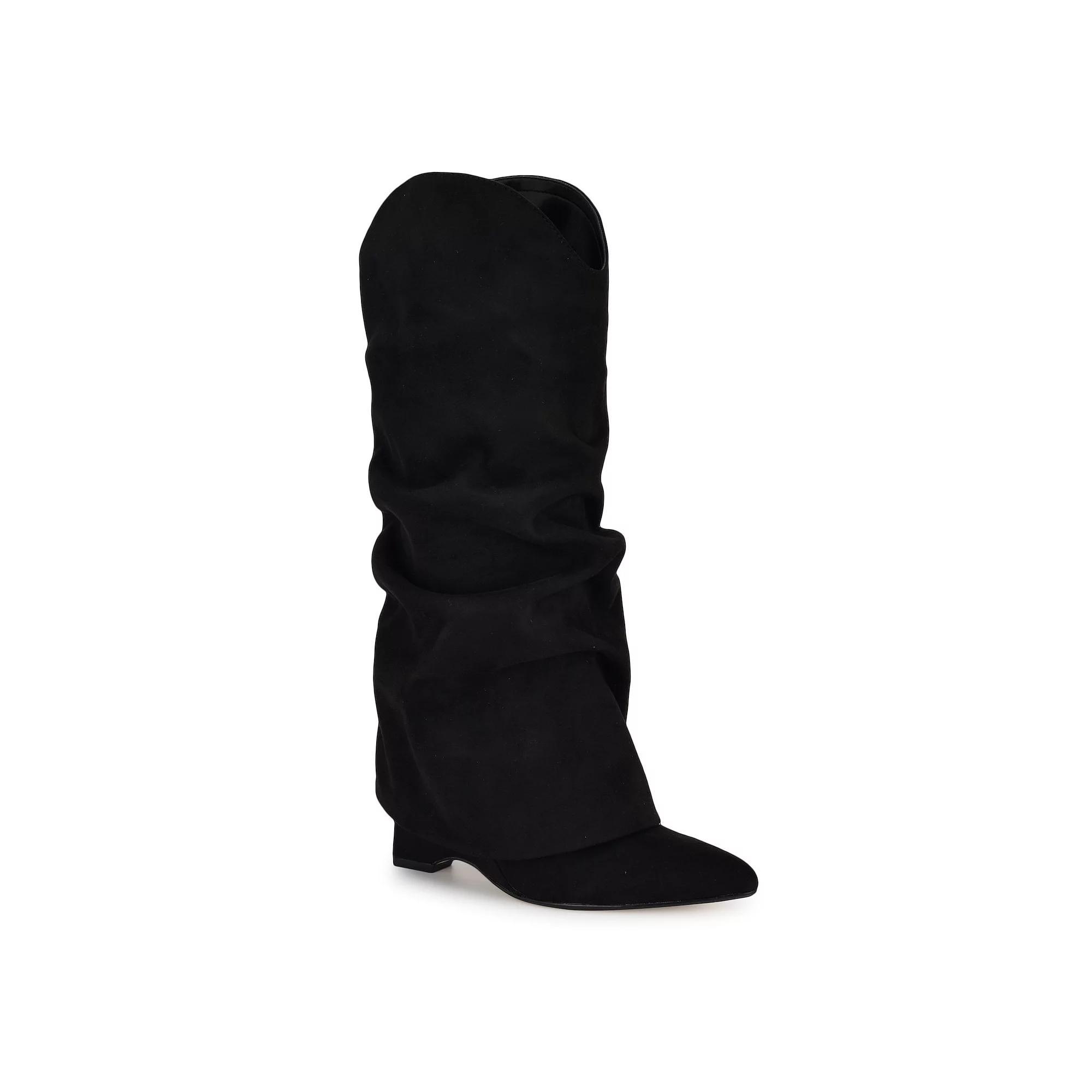 Nine West Amazin Women's Pointy Toe High Shaft Dress Boots, Size: 8.5, Black Product Image
