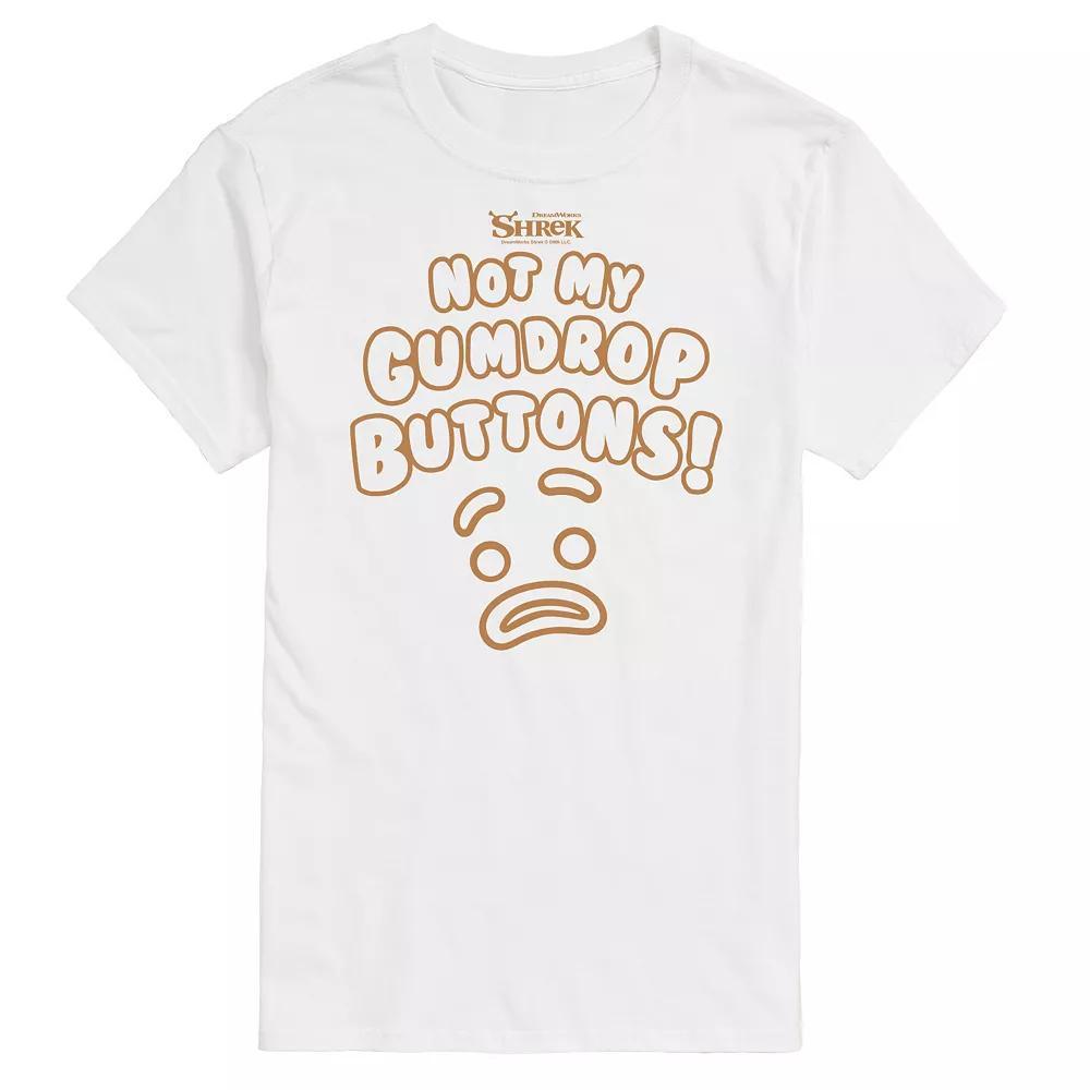 Big & Tall Shrek Grumdrop Buttons Tee, Mens Product Image
