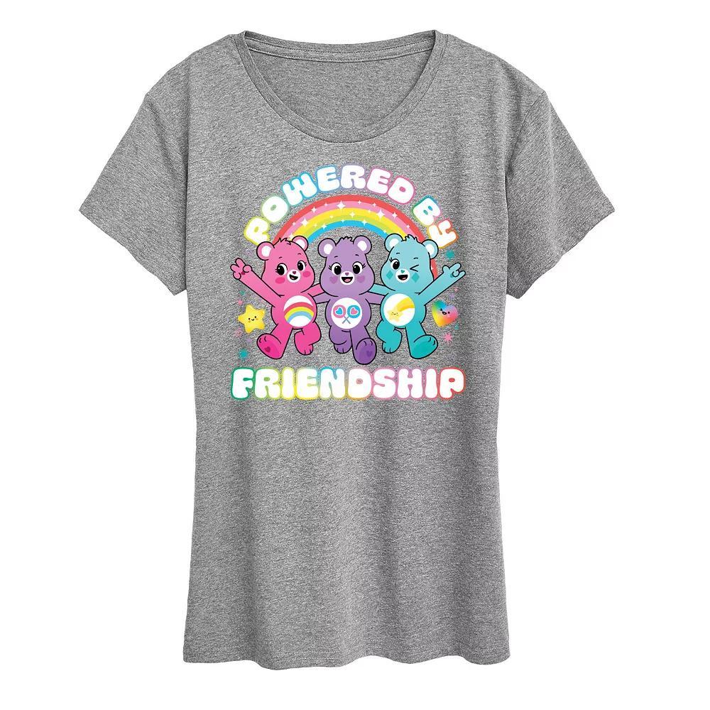 Womens Care Bears Powered By Friendship Graphic Tee, Girls Grey Gray Product Image