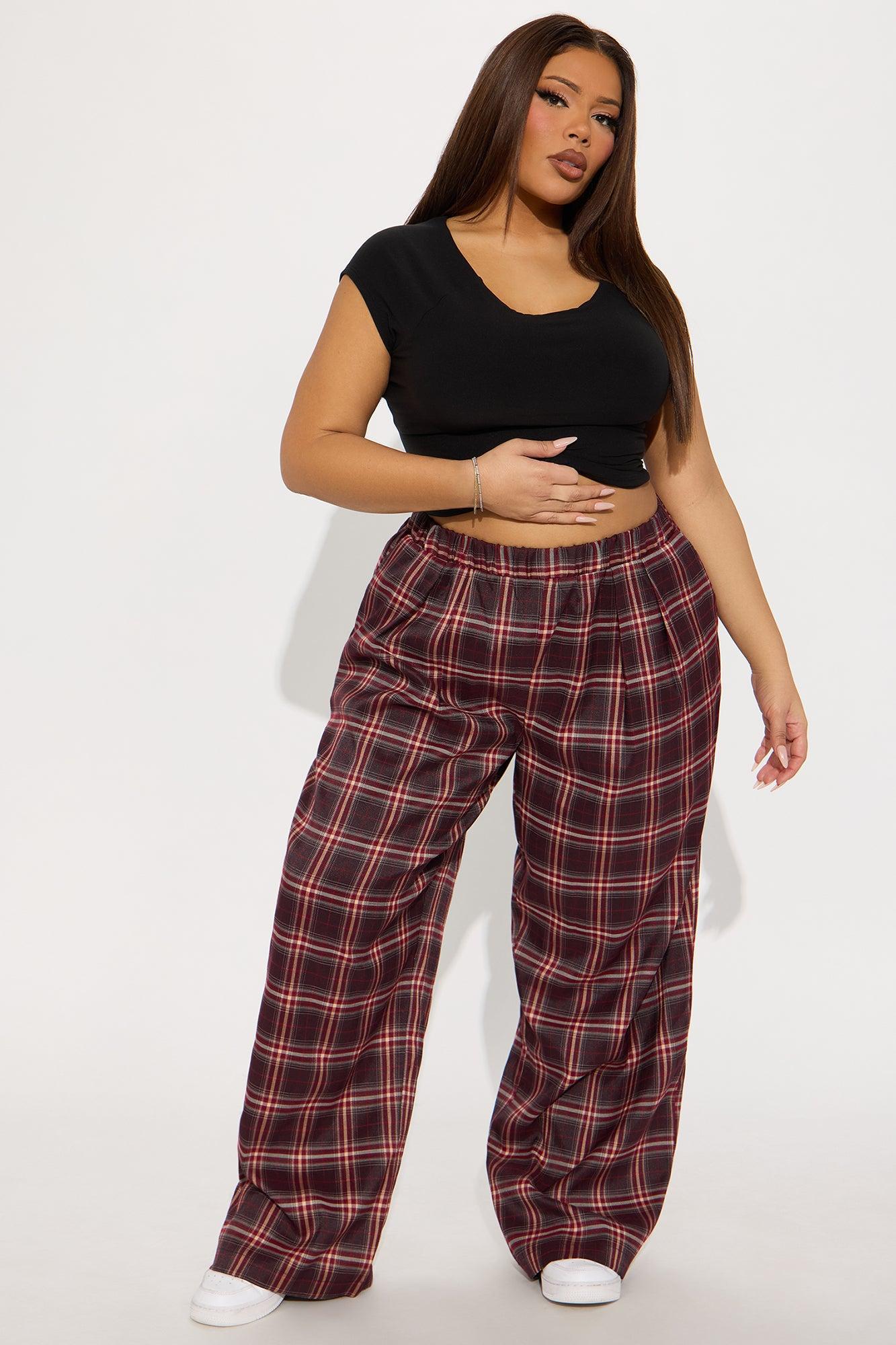 Yazzy Plaid Boxer Pant - Multi Color Product Image