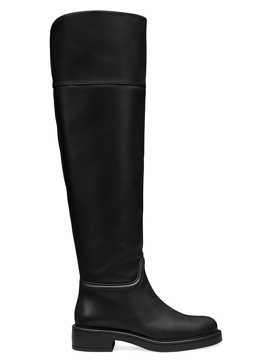 Womens Celia Leather Over-The-Knee Boots Product Image