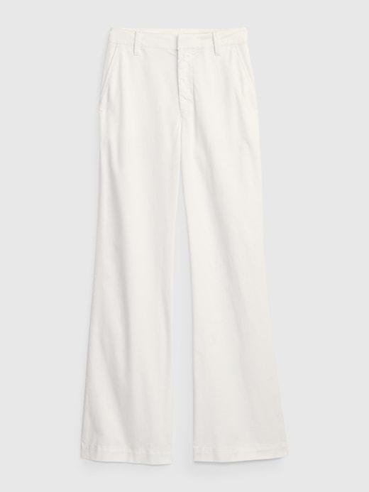 High Rise Flare Khakis Product Image