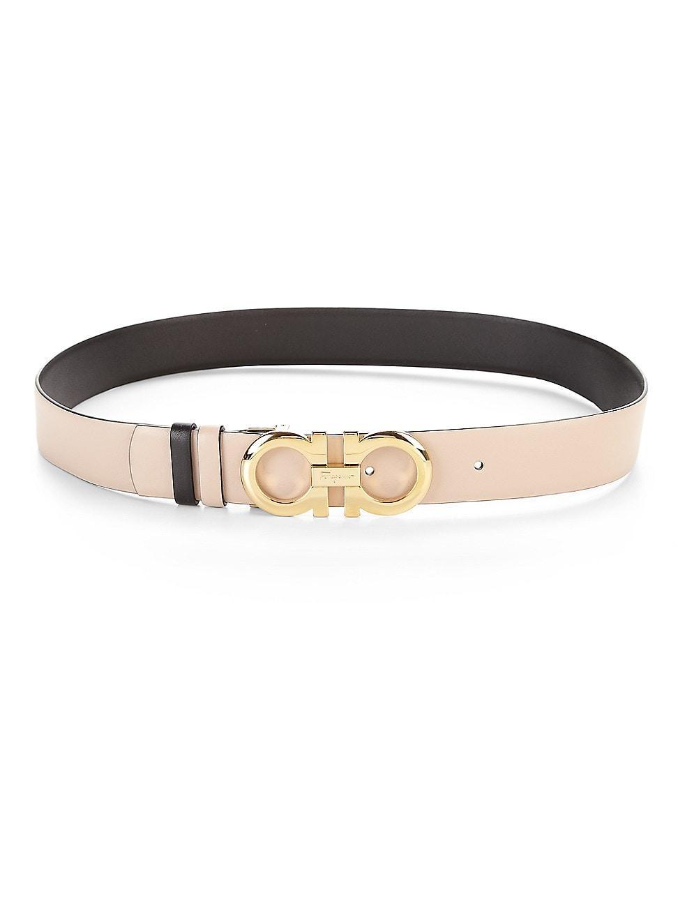 Salvatore Ferragamo Womens Adjustable & Reversible Gancini Belt Product Image