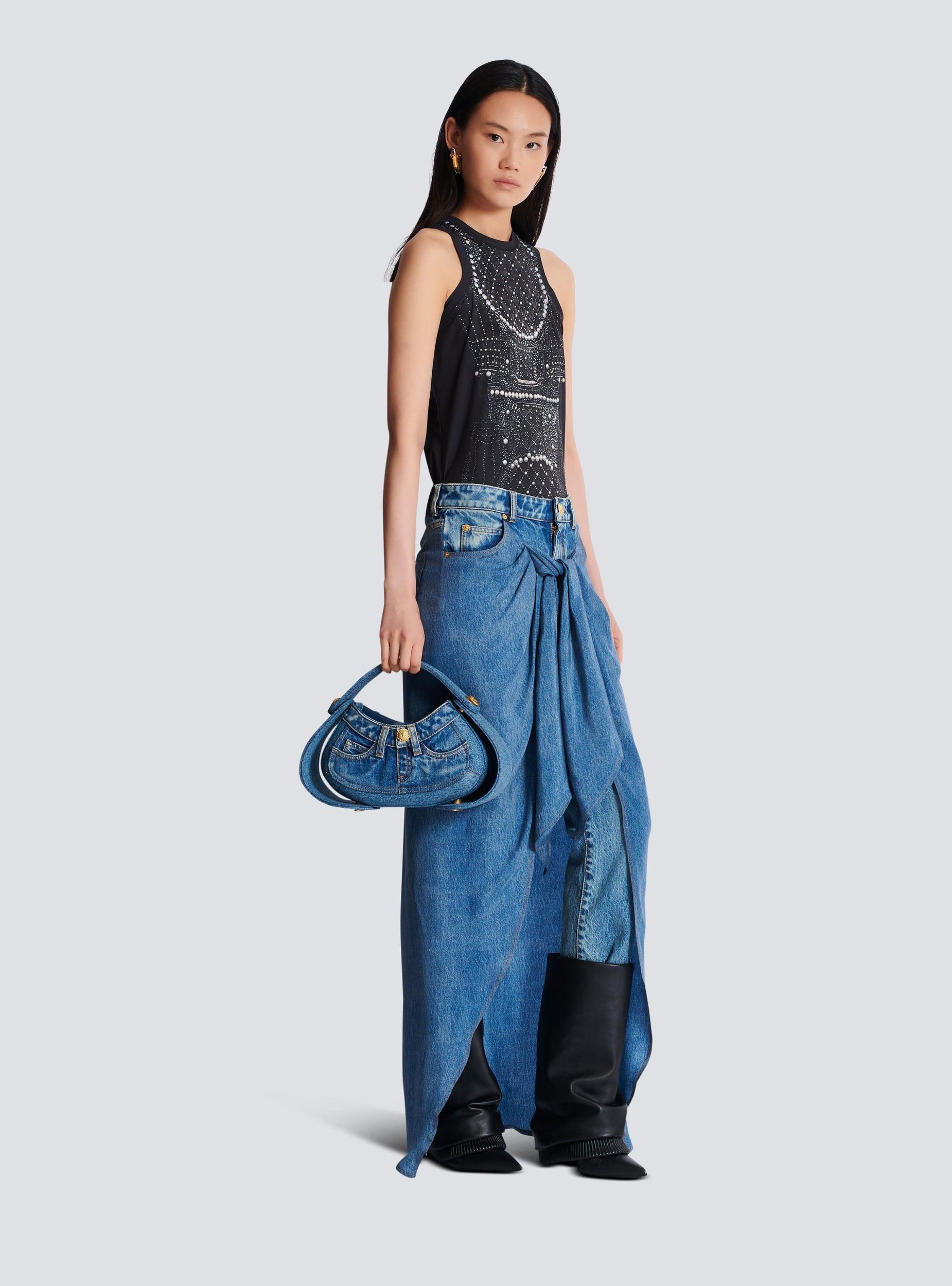 Medium denim Jolie Madame bag Product Image
