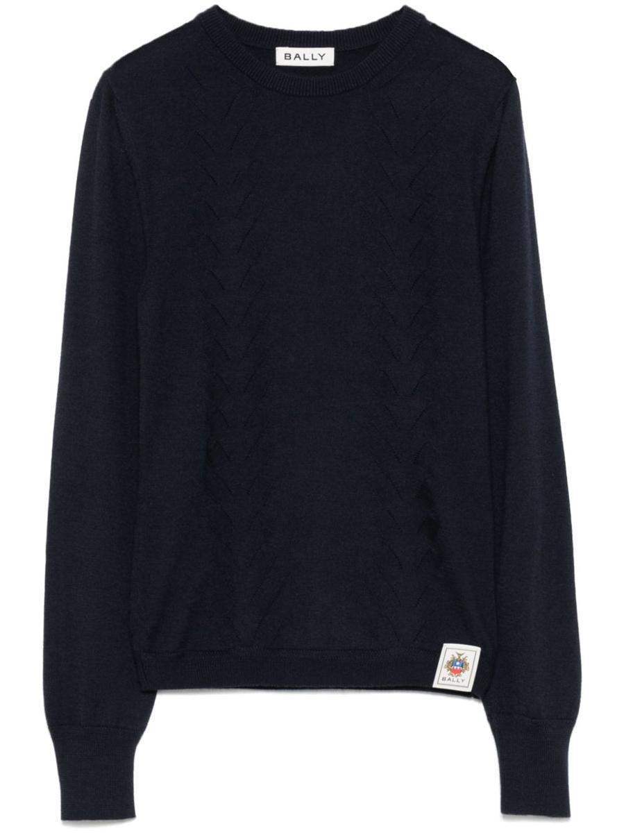 BALLY Pullover In Dark Mineral 50 Product Image