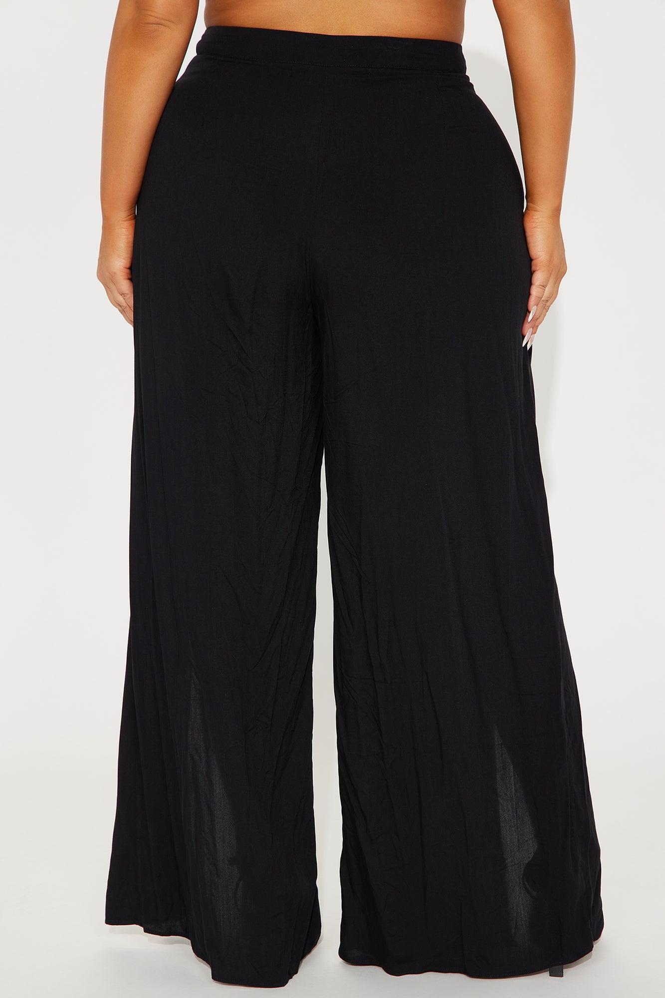 Escape The Ordinary Wide Leg Pant - Black Product Image