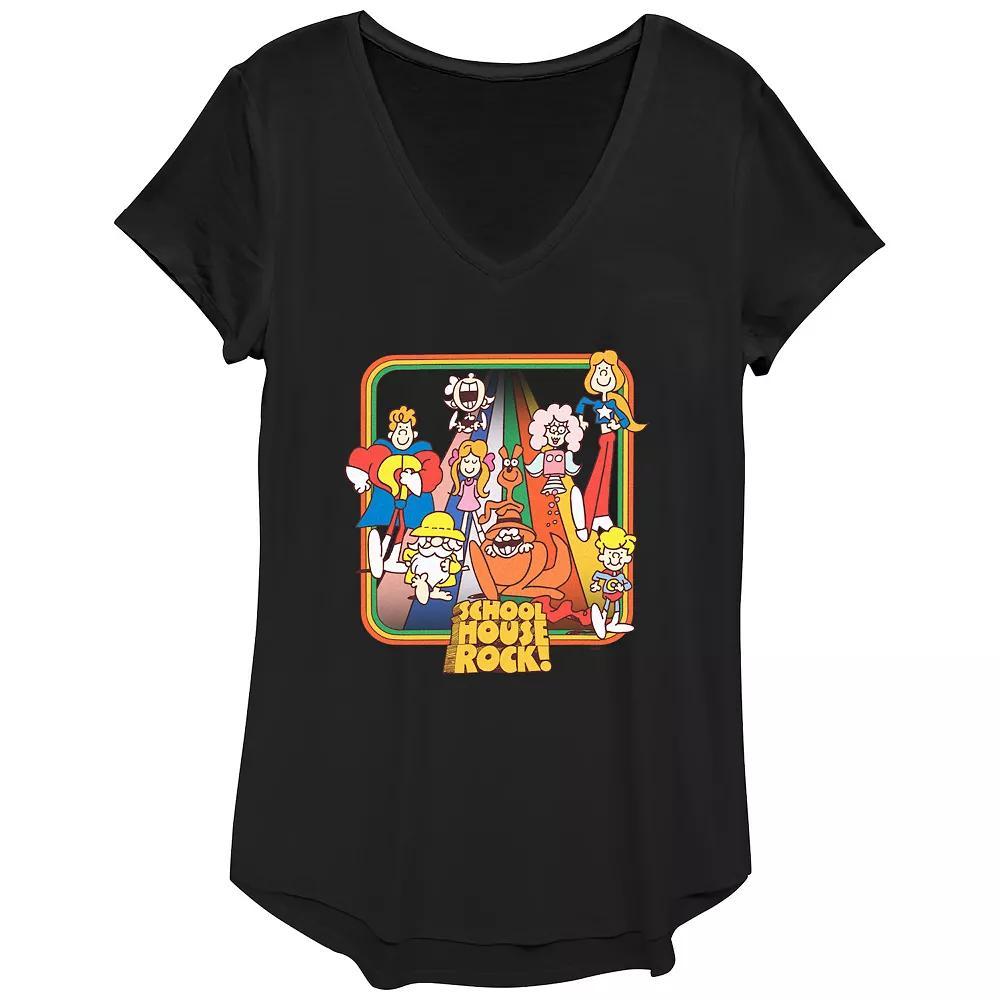 Disneys Schoolhouse Rock! Rainbow Road Walk Womens Graphic Tee Product Image