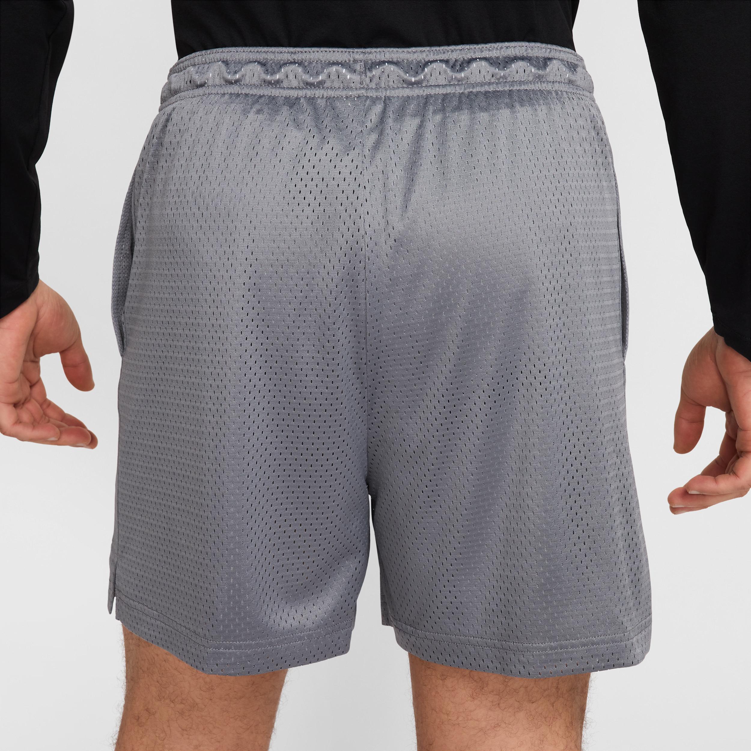 Men's Nike Dri-FIT 5" Mesh Basketball Shorts, Size: XXL, Safety Orange Product Image