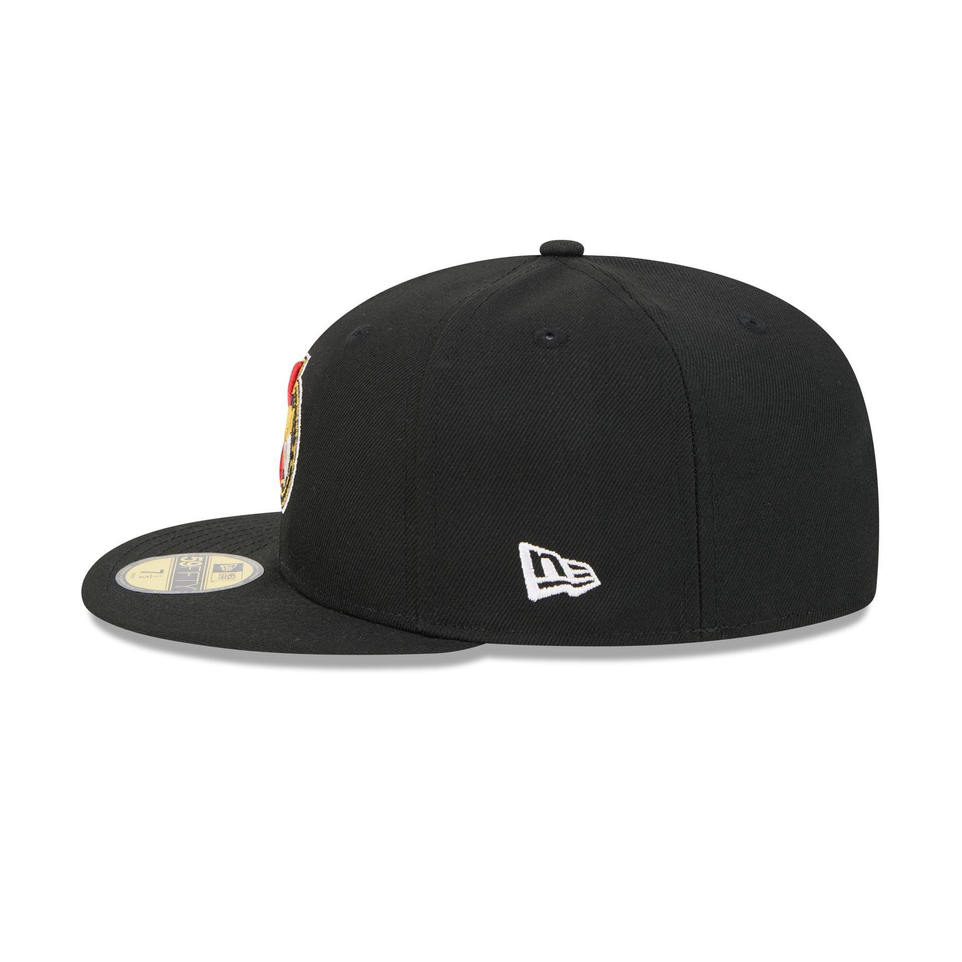 Vanderbilt Commodores Black 59FIFTY Fitted Hat Male Product Image