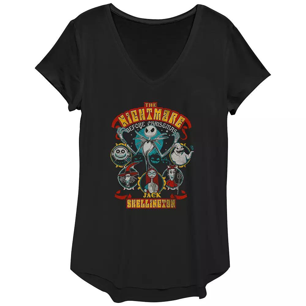 Women's Strawberry Shortcake Berry Christmas Tree Graphic Tee, Size: Large, Black Product Image