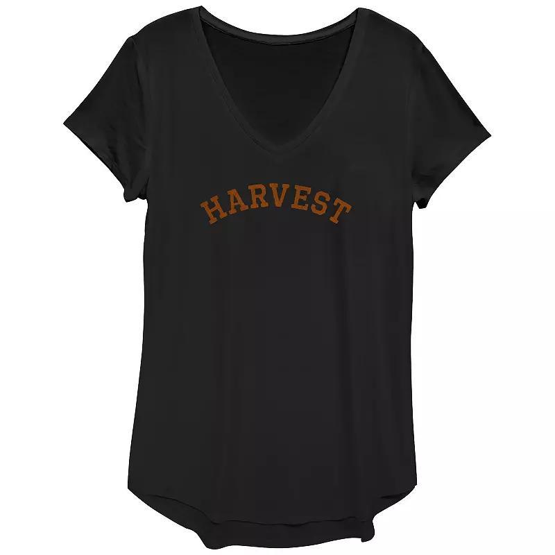 Women's Harvest Graphic Tee, Size: XS, Black Product Image