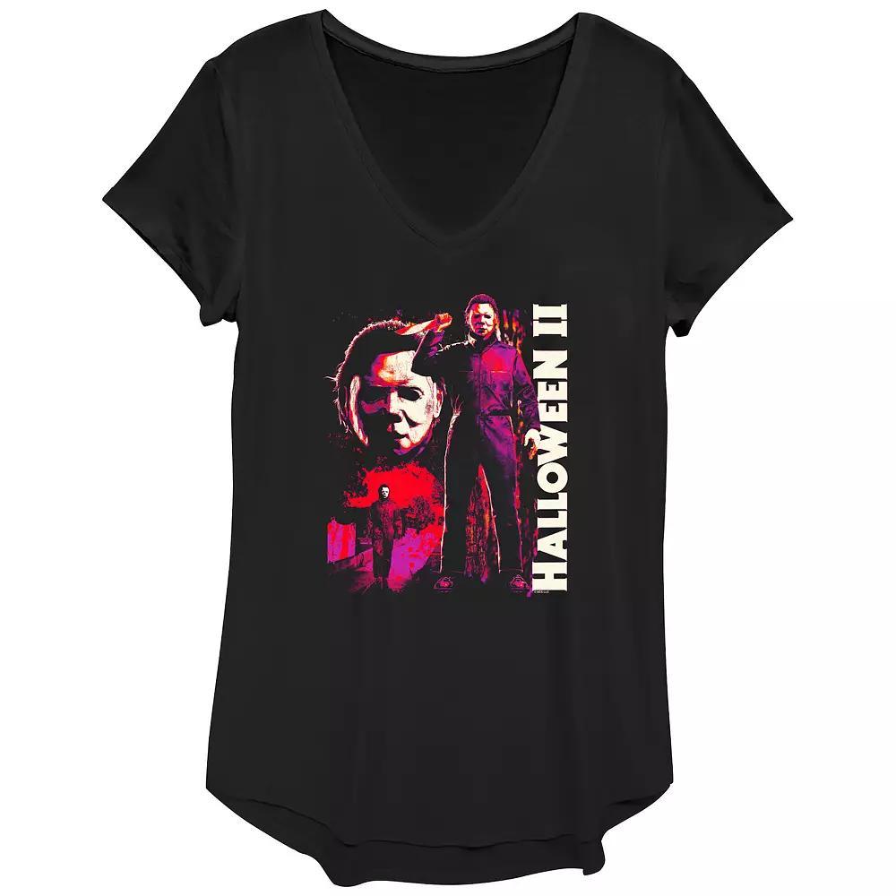 Women's Halloween II Michael Myers Graphic Tee, Size: XS, Black Product Image