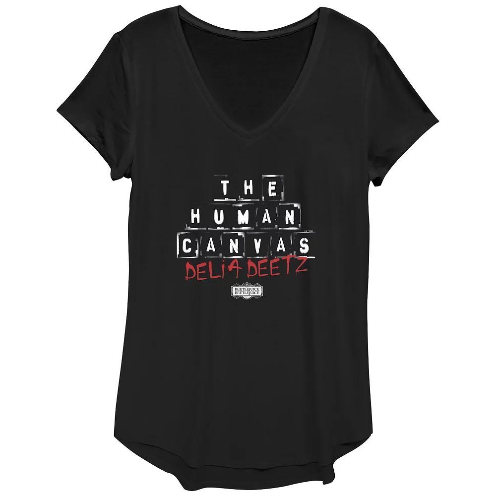 Women's Christmas Fa La La Graphic Tee, Size: Large, Black Product Image