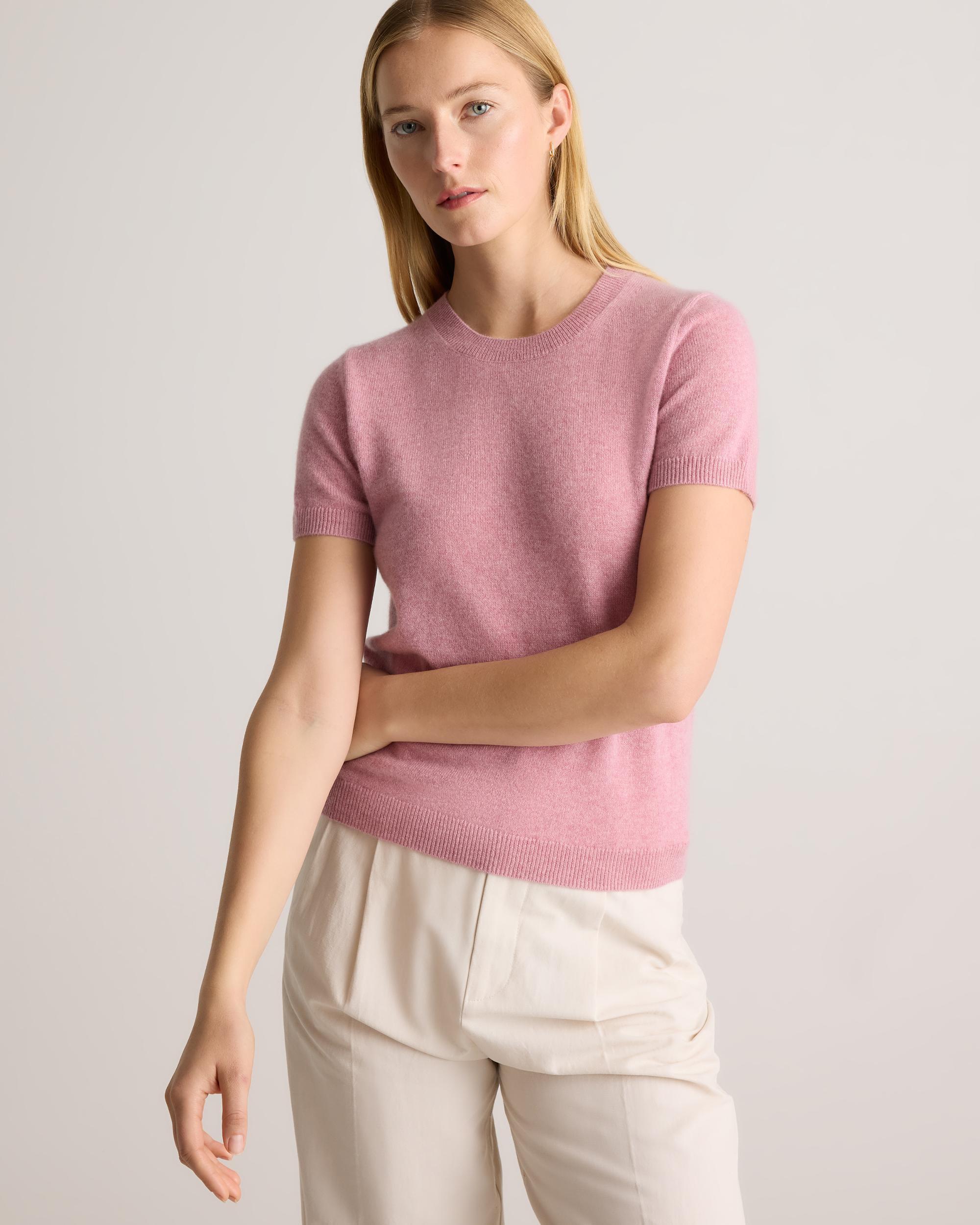 Quince | Women's Mongolian Cashmere T-Shirt Product Image