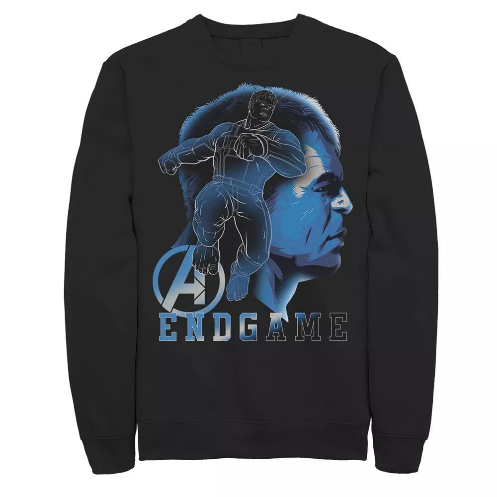 Men's Marvel Avengers Endgame Hulk Collage Fleece, Size: XXL, Black Product Image