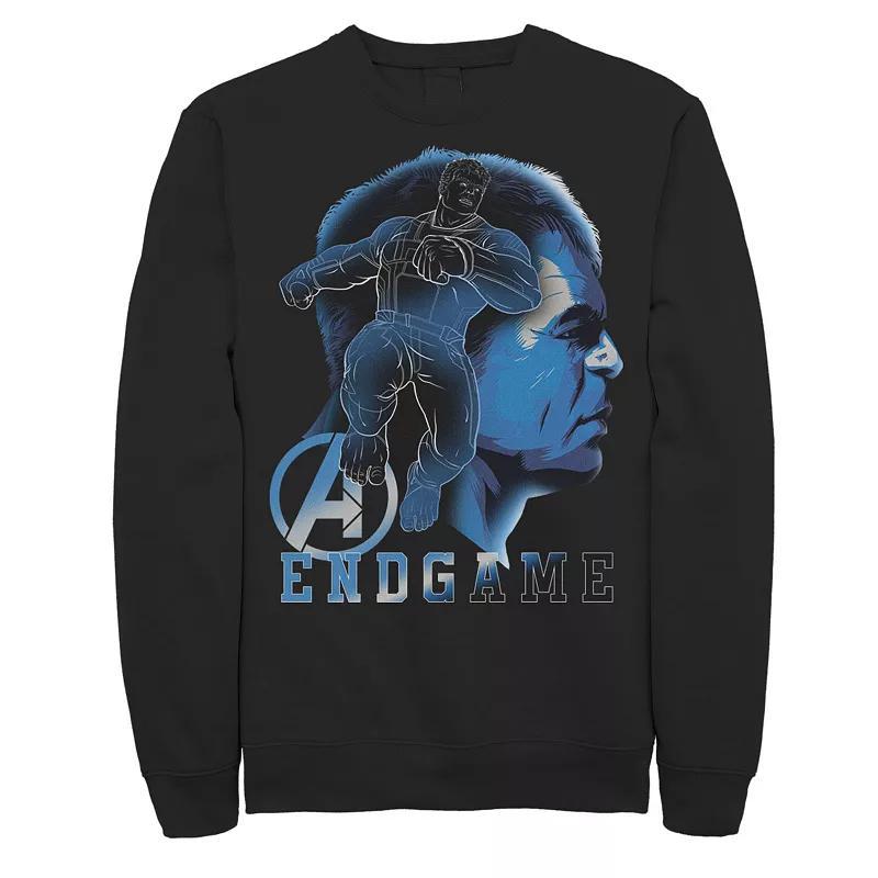 Men's Marvel Avengers Endgame Hulk Collage Fleece, Size: XXL, Black Product Image