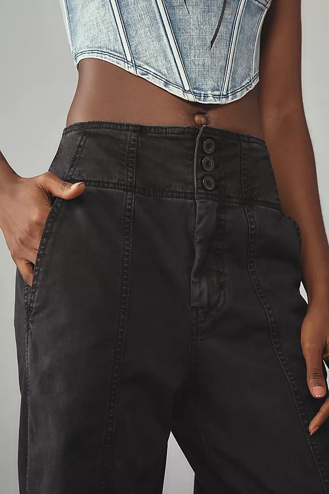 The Seamed Flare Pants by Pilcro Product Image
