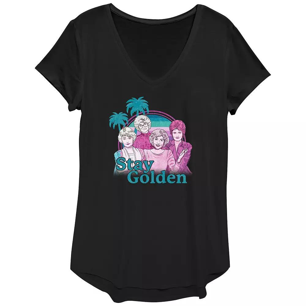 Womens The Golden Girls Stay Golden Graphic Tee Product Image