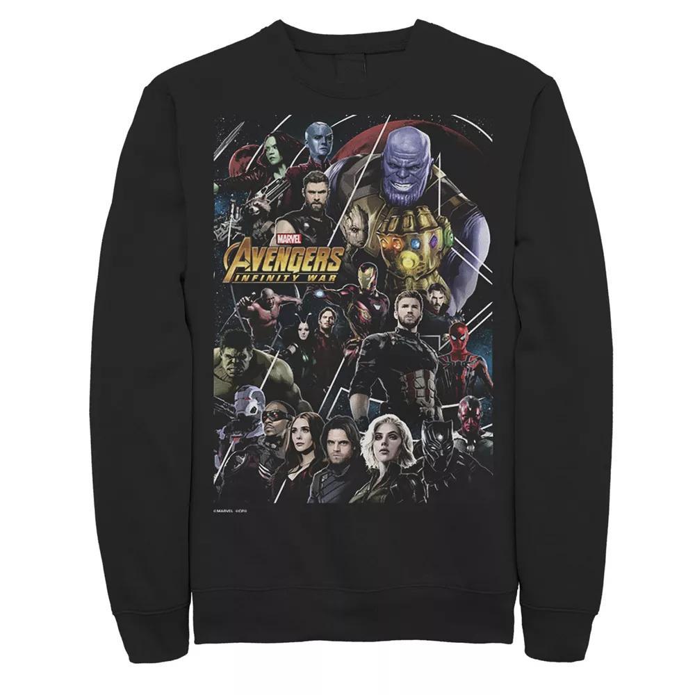 Mens Marvel Avengers: Infinity War Group Poster Sweatshirt Product Image