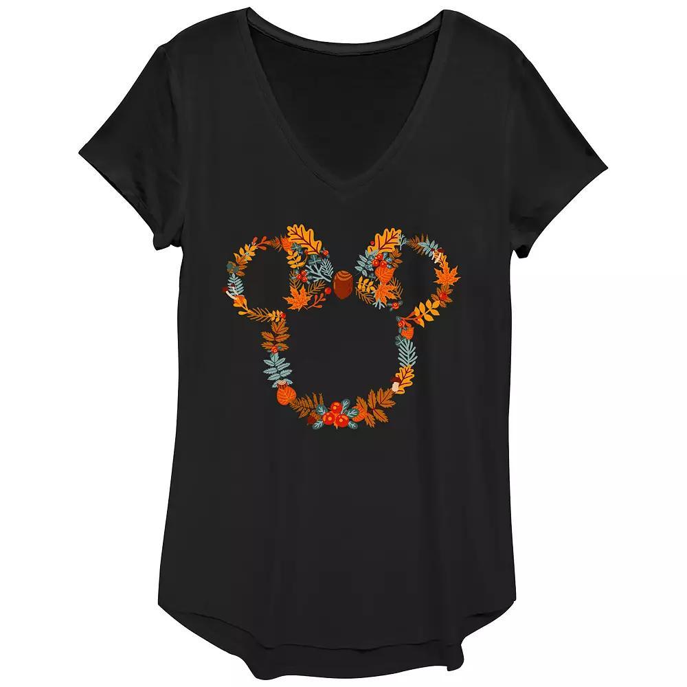 Women's Coffee & Wine V-Neck Graphic Tee, Size: XS, Black Product Image