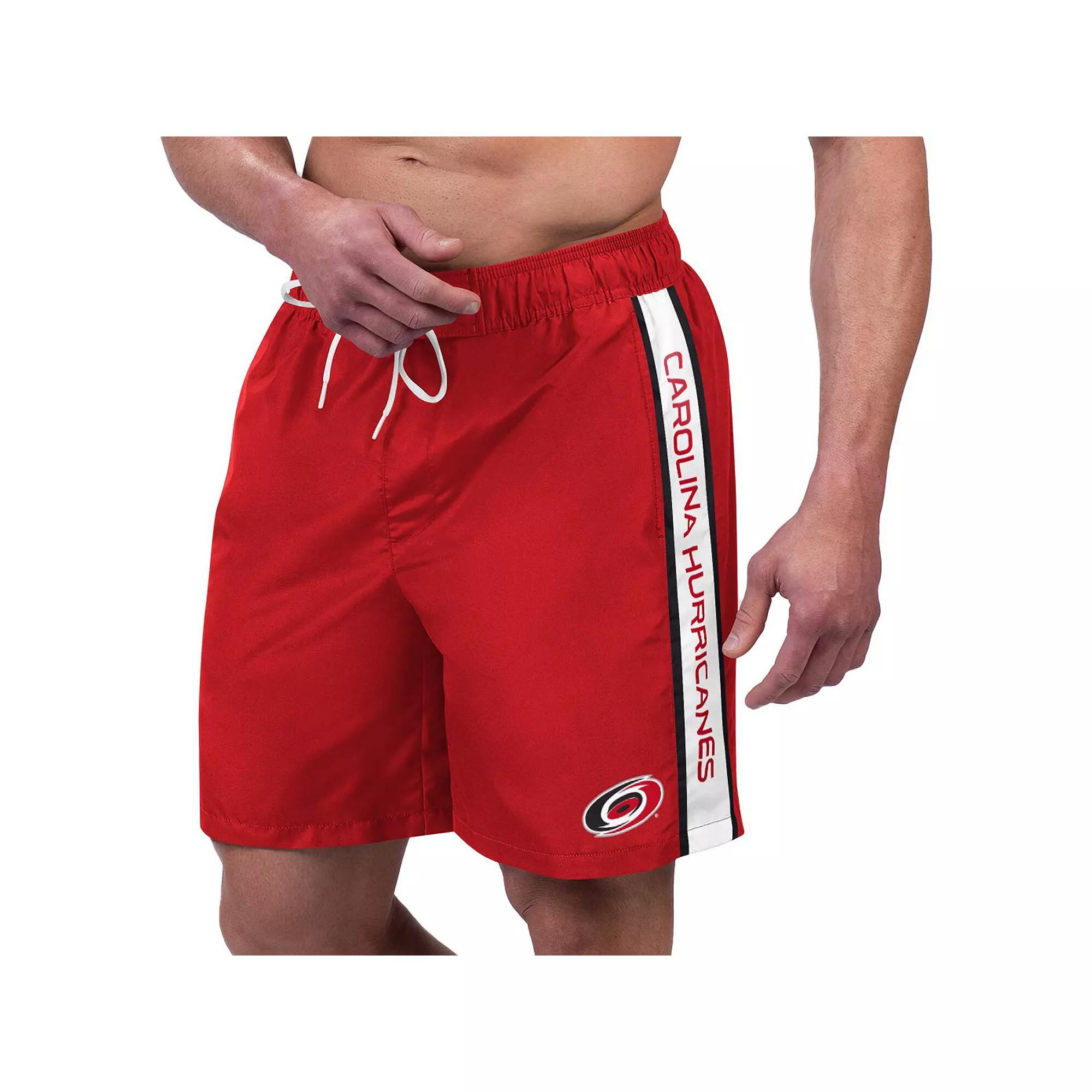 Men's G-III Sports by Carl Banks Burgundy Colorado Avalanche Streamline Volley Swim Trunks, Size: Large, Med Re Product Image