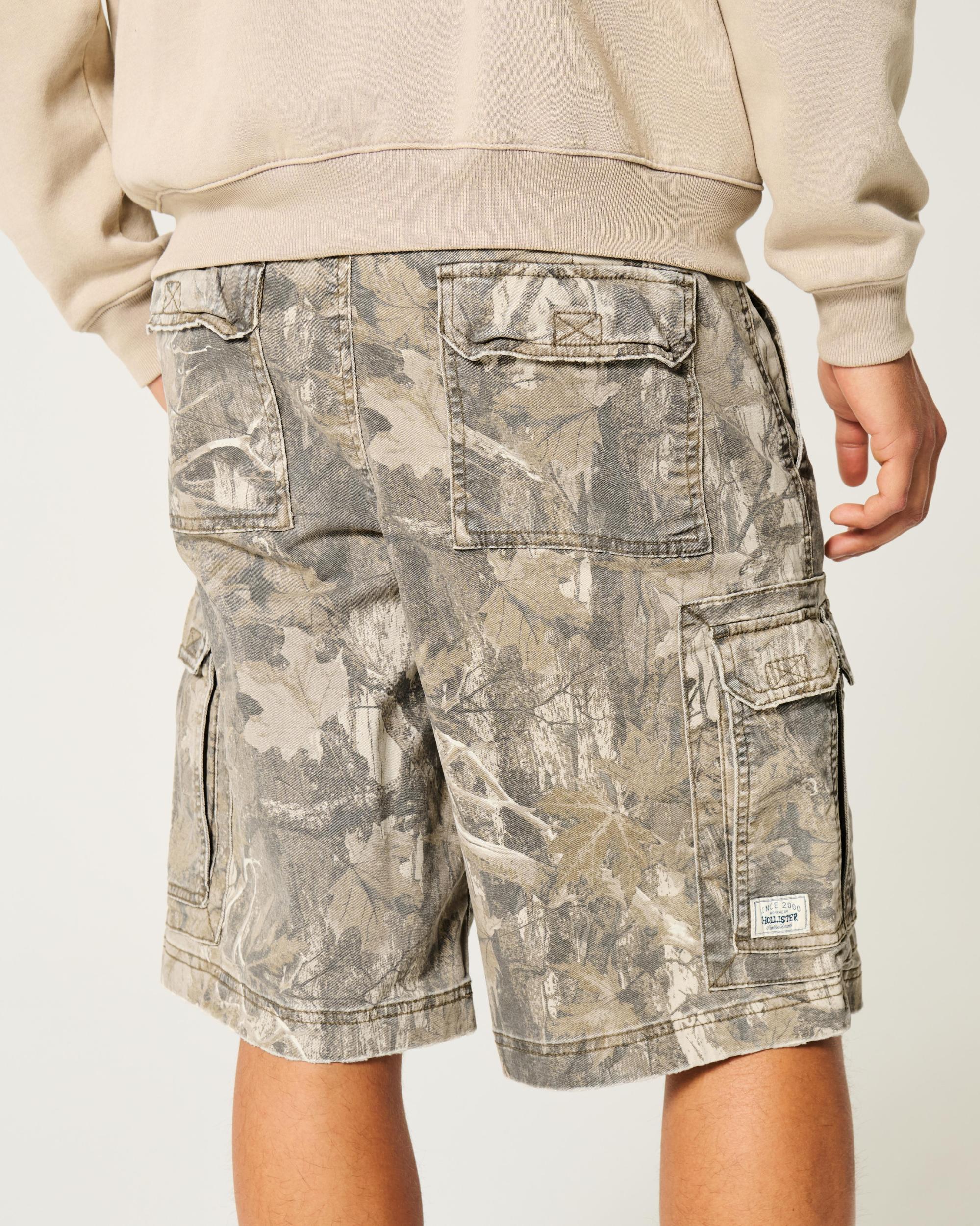 At-the-Knee Baggy Cargo Shorts Product Image