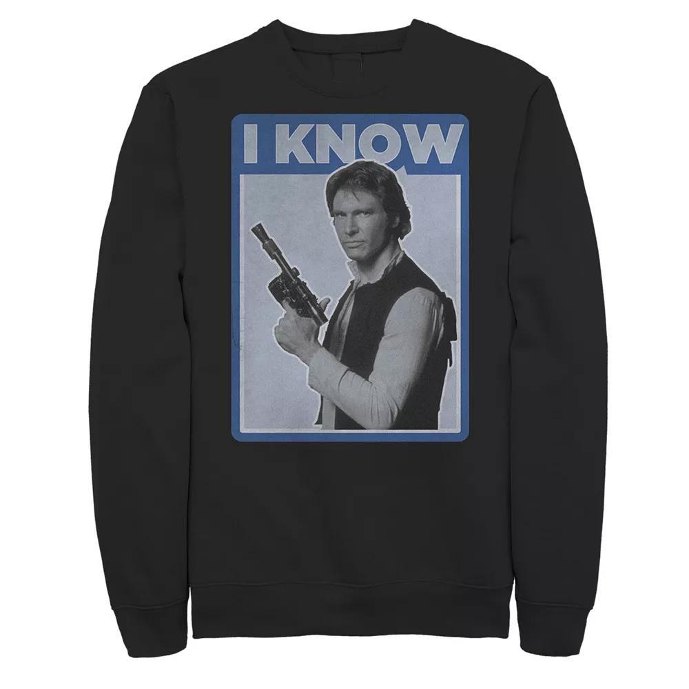 Men's Star Wars Chewbacca Holding Heart Lights Sweatshirt, Size: XXL, Black Product Image