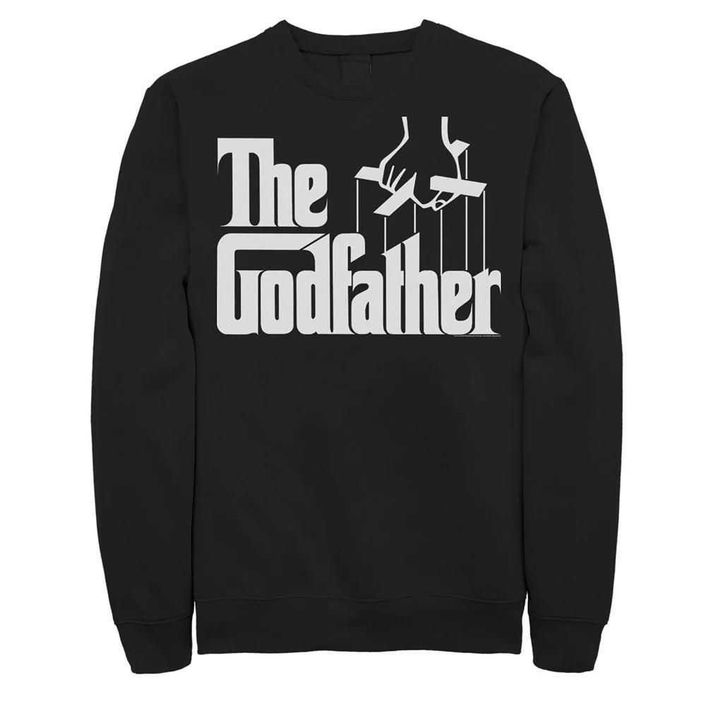 Men's The Godfather Original White Title Logo Sweatshirt, Size: XXL, Black Product Image