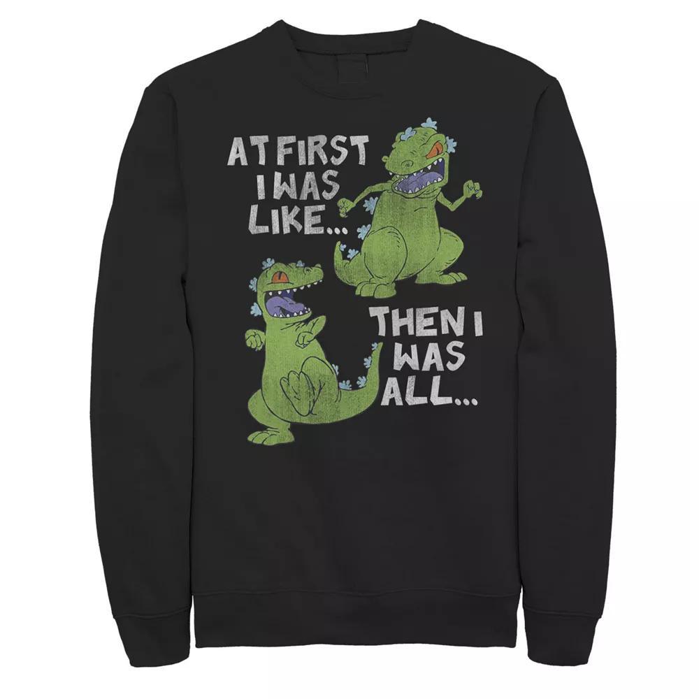 Men's Rugrats Reptar Moods Fleece, Size: Large, Black Product Image