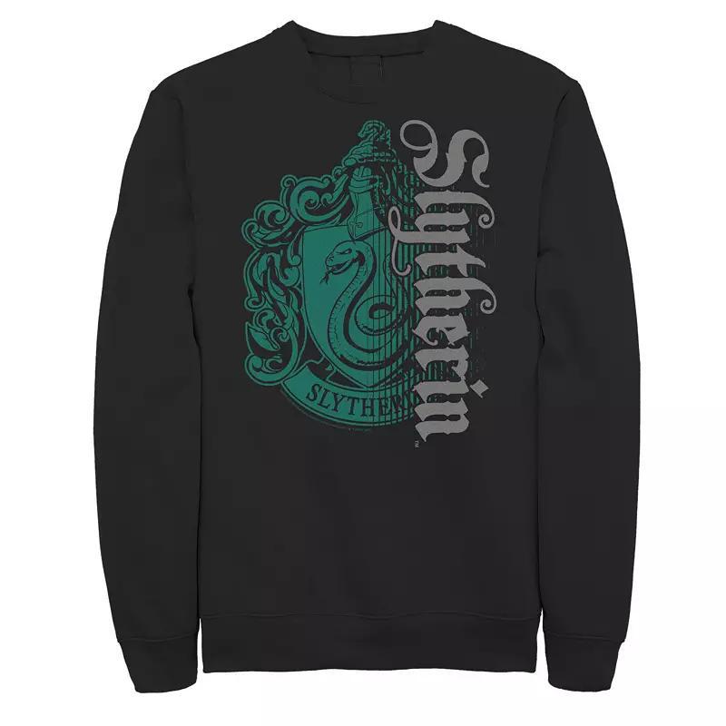 Big & Tall Harry Potter Slytherin Dark Badge Logo Sweatshirt, Men's, Size: 4XL, Black Product Image