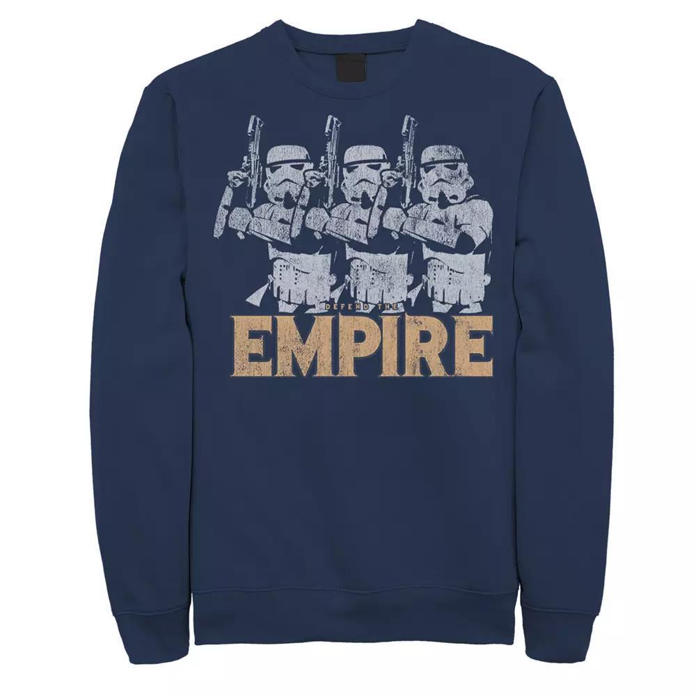 Men's Harry Potter Christmas Group Shot Chibi Ugly Sweater Sweatshirt, Size: Medium, Blue Product Image