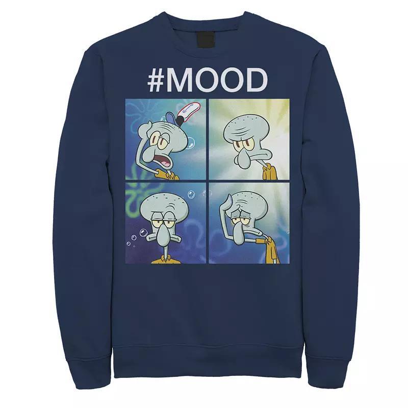 Men's Spongebob Squarepants Squidward Mood Meme Sweatshirt, Size: XXL, Black Product Image