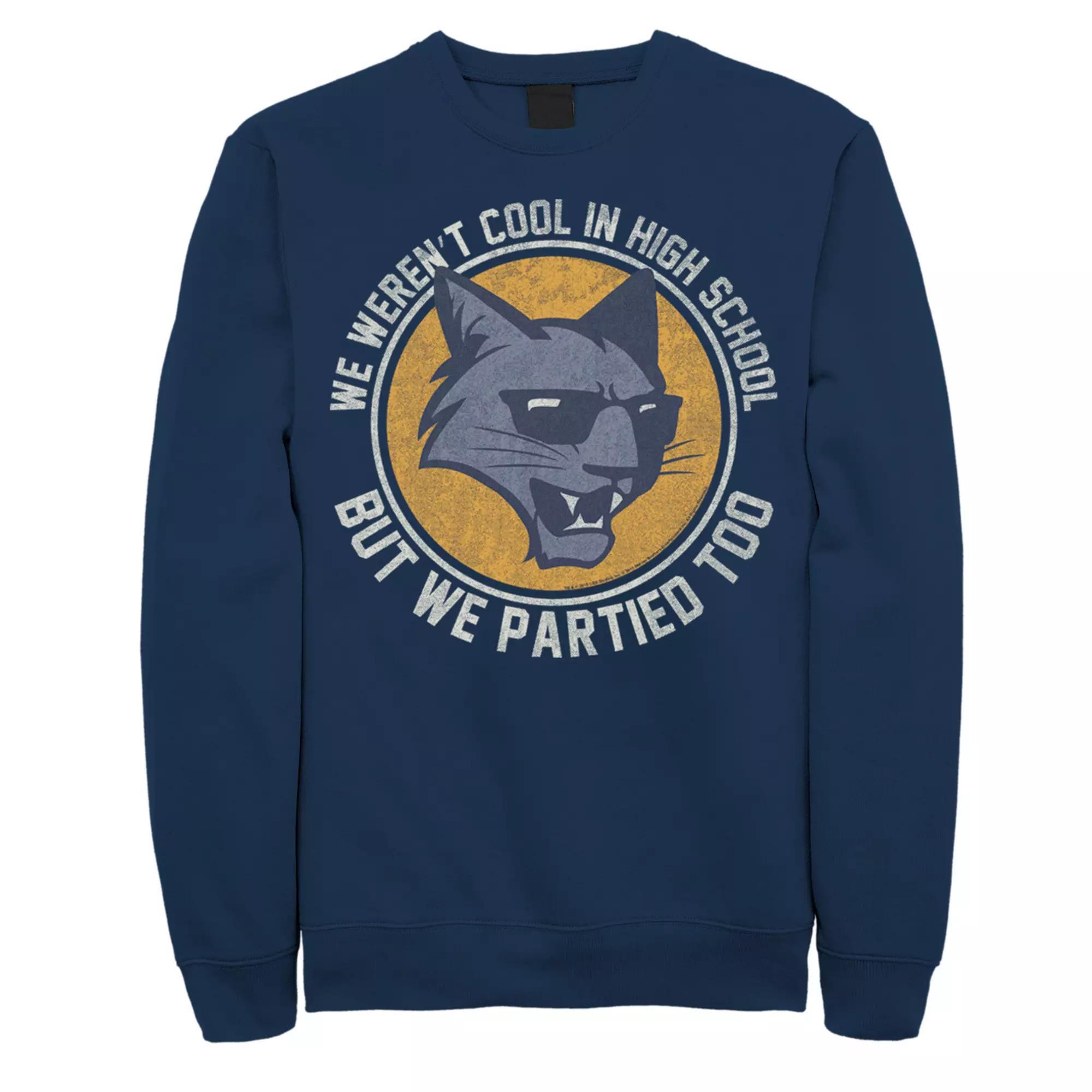 Men's Crazy Ex Girlfriend We Partied Too Sweatshirt, Size: Medium, Blue Product Image
