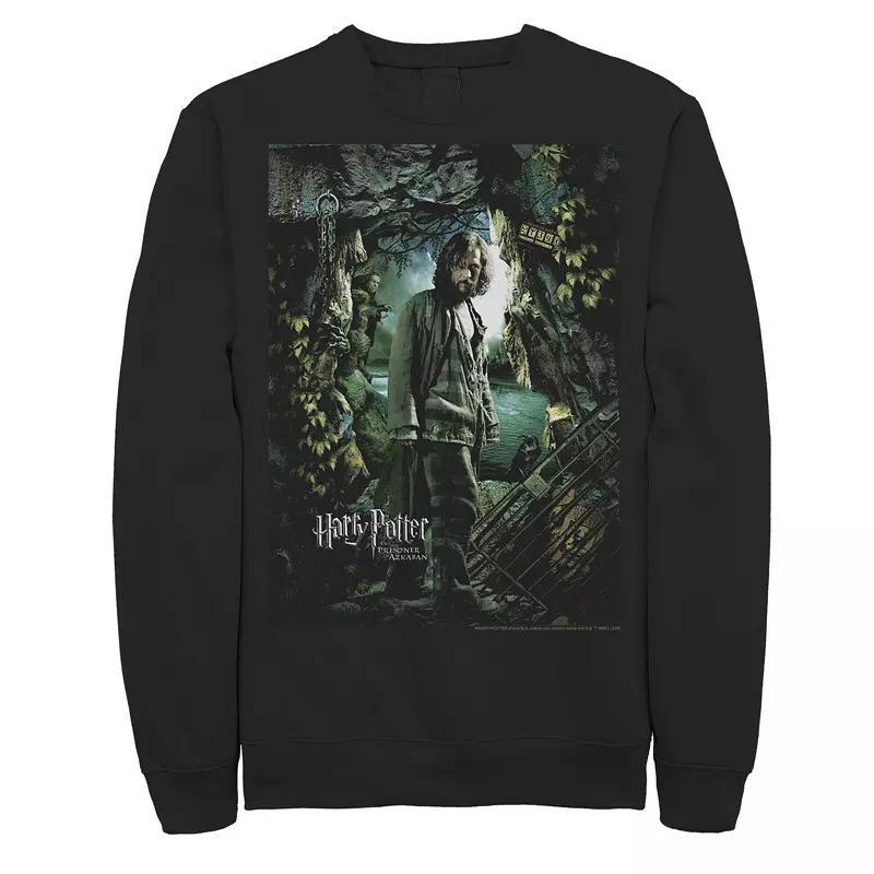 Men's Harry Potter Prisoner Of Azkaban Sirius Black Portrait Fleece Graphic Pullover, Size: 3XL, Athletic Grey Product Image