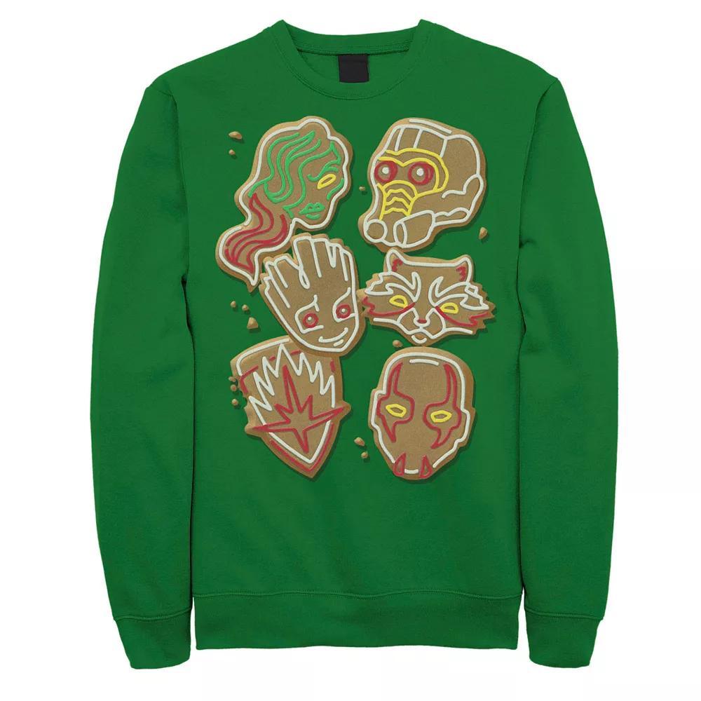 Men's Star Wars: The Mandalorian The Child "He Protects He Attacks He Takes Naps" Box Up Sweatshirt, Size: Small, Blue Product Image