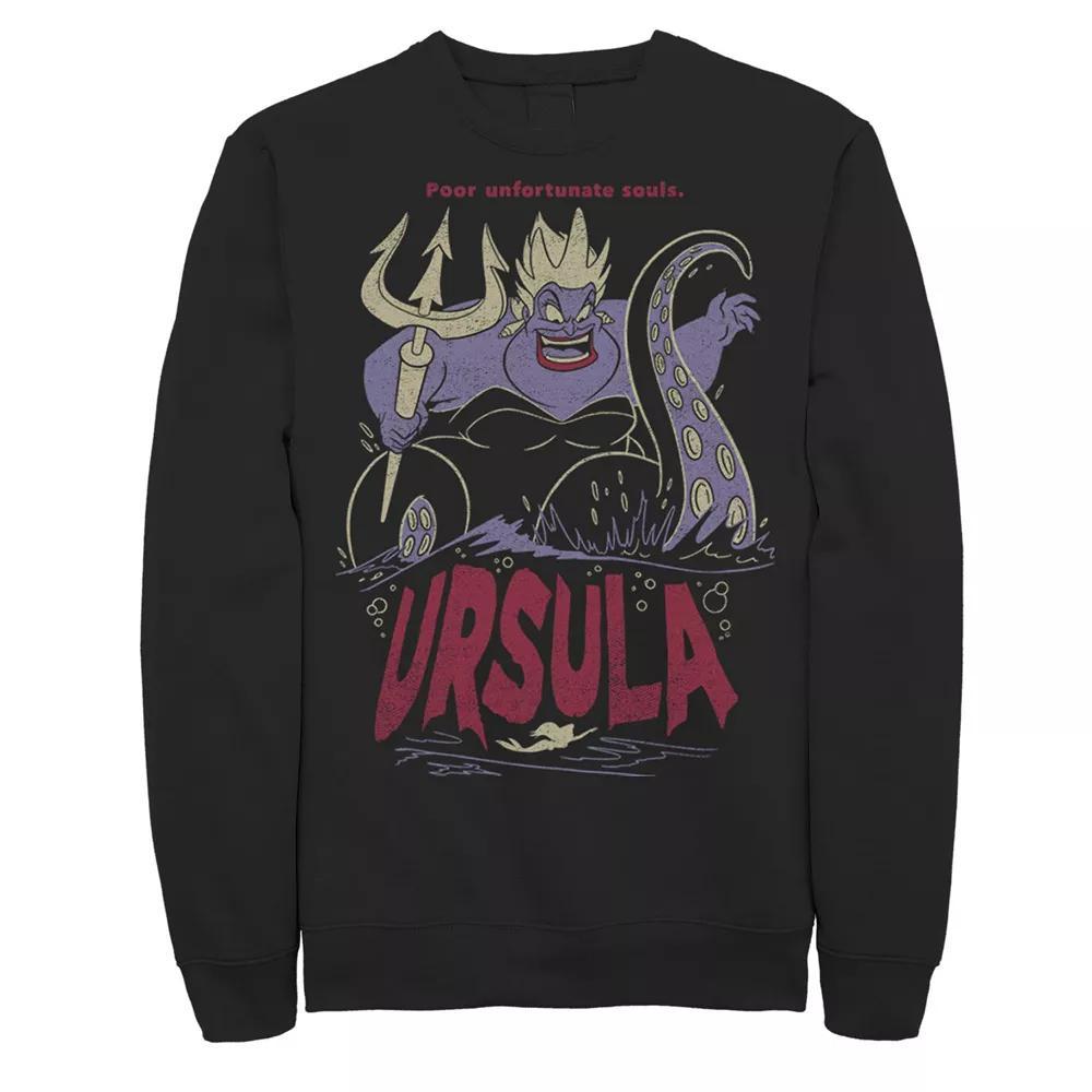 Disney's The Little Mermaid Ursula Men's Sweatshirt, Size: Small, Black Product Image