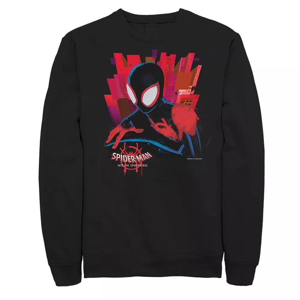 Big & Tall Star Wars The Mandalorian Varsity Child Fleece Sweatshirt, Men's, Size: Large Tall, Black Product Image